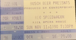 REO Speedwagon on Nov 11, 1990 [750-small]