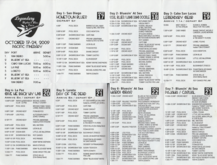 Close up Daily Schedule, Legendary Rhythm & Blues Cruise #13 Pacific on Oct 17, 2009 [169-small]