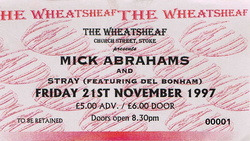 Ticket, Mick Abrahams / Stray on Nov 21, 1997 [521-small]