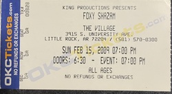Foxy Shazam / The A.K.A.s / Dr. Manhattan / My Hands To War on Feb 15, 2009 [980-small]