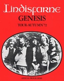 Programme, Lindisfarne / Genesis / Rab Noakes on Oct 10, 1972 [793-small]
