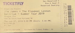 Jim James / The Claypool Lennon Delirium / Uni on Jun 27, 2019 [132-small]