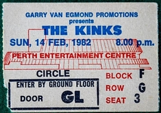 The Kinks on Feb 14, 1982 [250-small]
