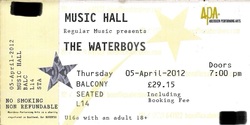 tags: The Waterboys, Aberdeen, Scotland, United Kingdom, Ticket, Music Hall - The Waterboys / An Appointment on Apr 5, 2012 [354-small]