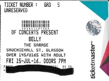 tags: Belly, Glasgow, Scotland, United Kingdom, Ticket, The Garage - Belly on Jul 15, 2016 [459-small]