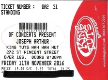 tags: Joseph Arthur, Glasgow, Scotland, United Kingdom, Ticket, King Tut's Wah Wah Hut - Joseph Arthur on Nov 11, 2016 [511-small]