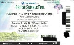 tags: Tom Petty And The Heartbreakers, London, England, United Kingdom, Ticket, Hyde Park - British Summer Time Festival 2017 on Jul 9, 2017 [520-small]