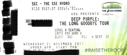 tags: Deep Purple, Glasgow, Scotland, United Kingdom, Ticket, The SSE Hydro - Deep Purple / Europe / Cats In Space on Nov 22, 2017 [532-small]