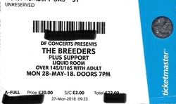 tags: The Breeders, Edinburgh, Scotland, United Kingdom, Ticket, The Liquid Room - The Breeders / Pip Blom on May 28, 2018 [547-small]