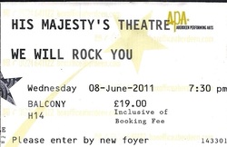tags: "We Will Rock You" - Queen Musical, Aberdeen, Scotland, United Kingdom, Ticket, His Majesty's Theatre - "We Will Rock You" - Queen Musical on Jun 8, 2011 [893-small]