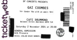 tags: Gaz Coombes, Aberdeen, Scotland, United Kingdom, Ticket, Cafe Drummond - Gaz Coombes / Oisin Leech on Nov 2, 2024 [567-small]