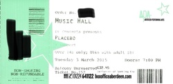 tags: Placebo, Aberdeen, Scotland, United Kingdom, Ticket, Music Hall - Placebo / The Mirror Trap on Mar 3, 2015 [569-small]