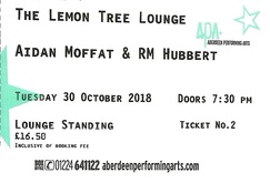 tags: Aidan Moffat, RM Hubbert, Aberdeen, Scotland, United Kingdom, Ticket, The Lemon Tree - Aidan Moffat / RM Hubbert on Oct 30, 2018 [573-small]