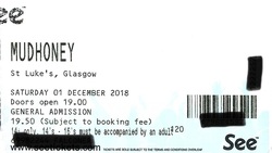 tags: Mudhoney, Glasgow, Scotland, United Kingdom, Ticket, Saint Luke's - Mudhoney / Thee Hypnotics on Dec 1, 2018 [575-small]