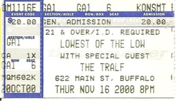 Lowest Of The Low / Veal on Nov 16, 2000 [066-small]