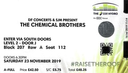 tags: The Chemical Brothers, Glasgow, Scotland, United Kingdom, Ticket, The SSE Hydro - The Chemical Brothers / 2manydjs on Nov 23, 2019 [625-small]