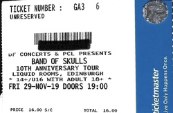 tags: Band of Skulls, Edinburgh, Scotland, United Kingdom, Ticket, The Liquid Room - Band of Skulls on Nov 29, 2019 [629-small]