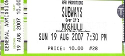 tags: The Subways, Aberdeen, Scotland, United Kingdom, Ticket, Moshulu - The Subways on Aug 19, 2007 [645-small]