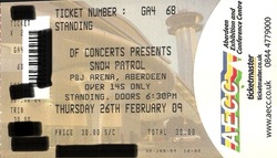 tags: Snow Patrol, Aberdeen, Scotland, United Kingdom, Ticket, Aberdeen Exhibition & Conference Centre (AECC) - Snow Patrol / fanfarlo on Feb 26, 2009 [656-small]