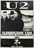 U2 / Pretenders / Big Audio Dynamite / In Tua Nua on Jul 11, 1987 [884-small]