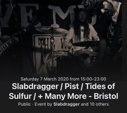 Slabdragger / Pist / Tides of Sulfur / Greenhorn on Mar 7, 2020 [133-small]