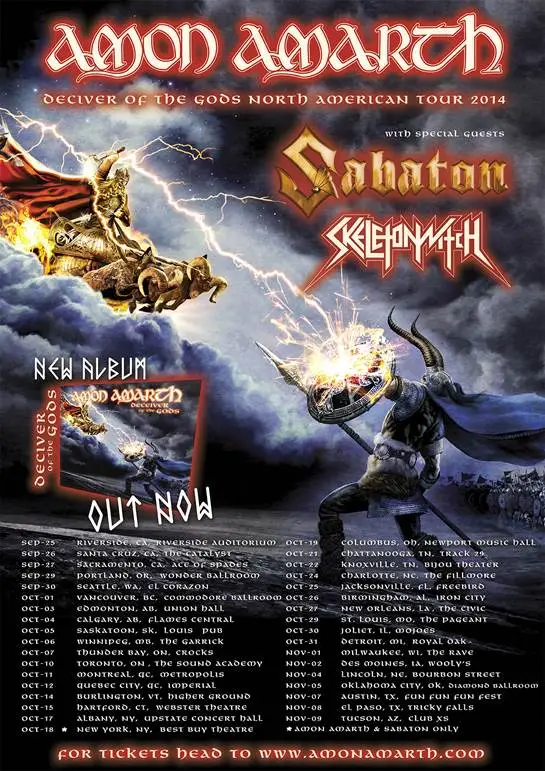 Sabaton Concert & Tour History (Updated for 2024 2025) Concert Archives