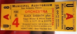 Black Sabbath / Edgar Winter / Sweat Hog on Sep 28, 1971 [815-small]