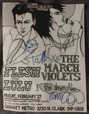 Flesh for Lulu / The March Violets on Feb 27, 1987 [073-small]
