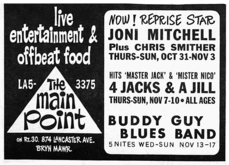 Joni Mitchell / Chris Smither on Oct 31, 1968 [879-small]
