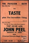 Taste / The Incredible Thing on Mar 24, 1969 [180-small]