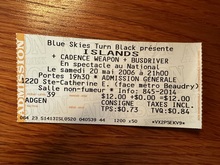 Islands / Cadence Weapon / Busdriver on May 20, 2006 [247-small]