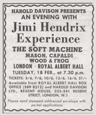 The Jimi Hendrix Experience / Jimi Hendrix / Soft Machine / Mason, Capaldi, Wood & Frog on Feb 18, 1969 [147-small]