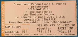 Cold War Kids / The Balconies on Mar 19, 2011 [650-small]