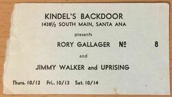 Rory Gallagher / Jimmy Walker & The Uprising on Oct 13, 1972 [377-small]
