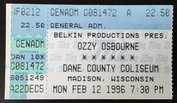 Ozzy Osbourne / Korn / Deftones on Feb 12, 1996 [565-small]