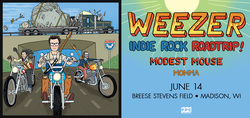 tags: Weezer, Modest Mouse, Momma, Madison, Wisconsin, United States, Advertisement, Breese Stevens Field - Weezer / Modest Mouse / Momma on Jun 14, 2023 [595-small]