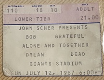 Bob Dylan / Grateful Dead on Jul 12, 1987 [849-small]