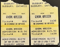 Honeymoon Suite on Nov 15, 1986 [887-small]