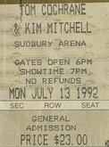 Tom Cochrane / Kim Mitchell on Jul 13, 1992 [896-small]