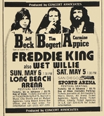 Beck, Bogert & Appice / Freddie King / Wet Willie on May 6, 1973 [901-small]