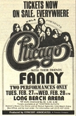 Chicago / Fanny on Feb 27, 1973 [910-small]